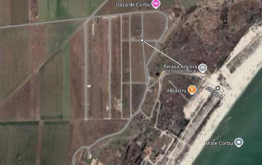 Inchiriez / Vand Teren Corbu 1800 mp la 500 m de plaja - 4