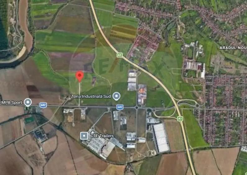 Teren intravilan 10.000 mp in Zona Industriala Sud Arad - 14