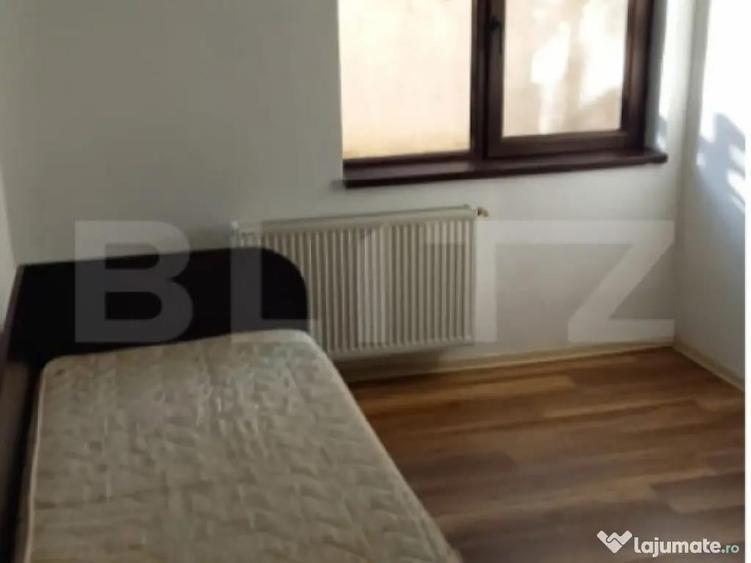 Apartament mobilat, 3 camere, 63 mp, curte 49 mp, parcare, c - 8