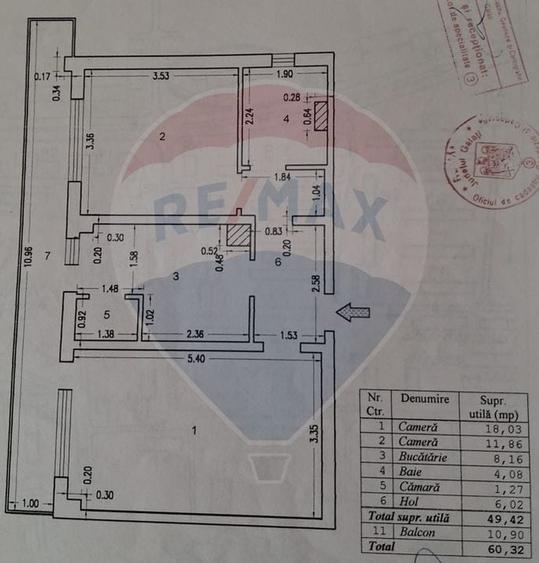 Apartament cu 2 camere de vanzare in zona Mazepa 1 - 9