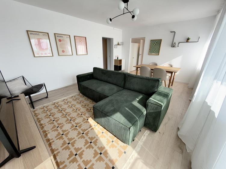 Apartament cu 2 camere semidecomandat, mobilat în Dorobanți