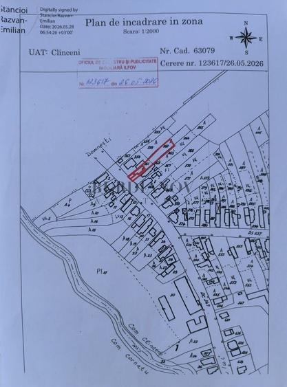 Teren Construcții intravilan de 2500 mp, în Clinceni
