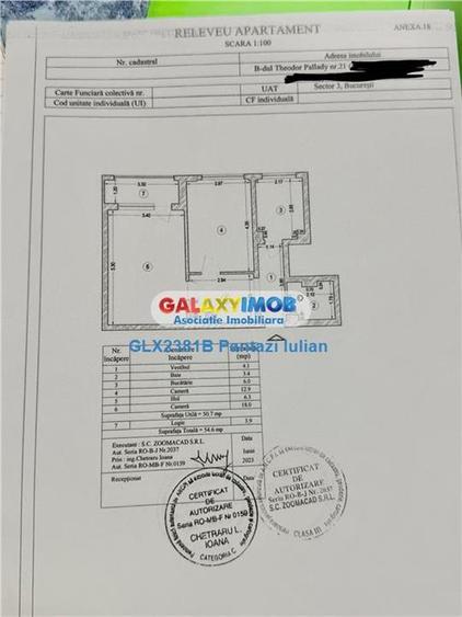 Apartament cu 2 camere decomandat, mobilat în 1 Decembrie 1918