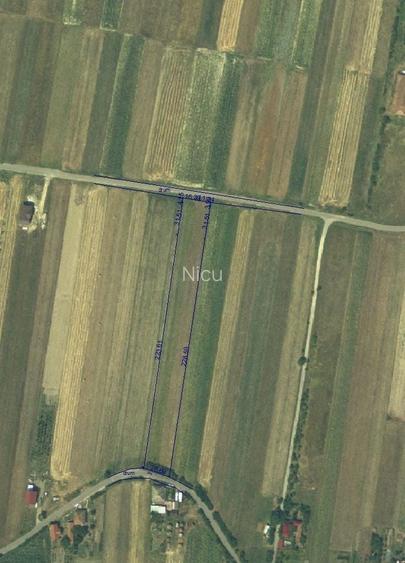 Teren intravilan 7074mp, 2 fronturi stradale, Loc. Pestere