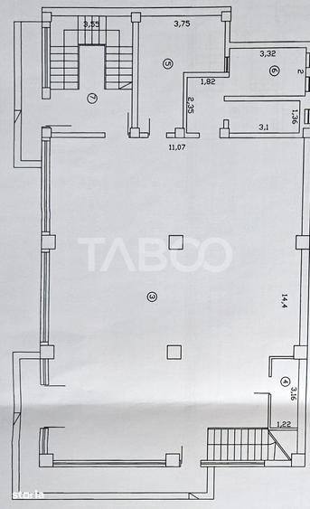 Spațiu comercial, de 645 mp, în Central