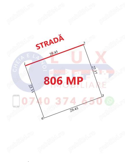 Teren de 806 mp, în Cataloi