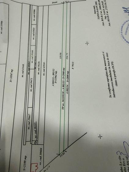 Teren agricol extravilan de 2900 mp, în Periferie