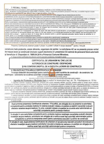 Teren Construcții intravilan de 20655 mp, în Miroslava