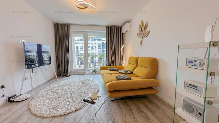 Apartament cu 2 camere decomandat, mobilat în Tractorul