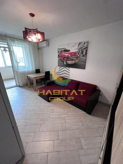 Apartament cu 2 camere semidecomandat, mobilat în Metalurgiei