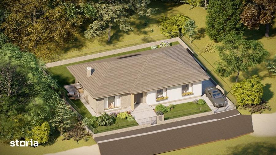 Casă cu 4 camere cu Teren 465 Mp în Chinteni