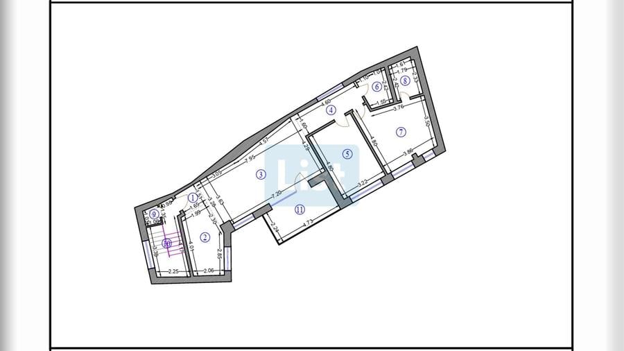 Apartament cu 3 camere în P-ța Romană