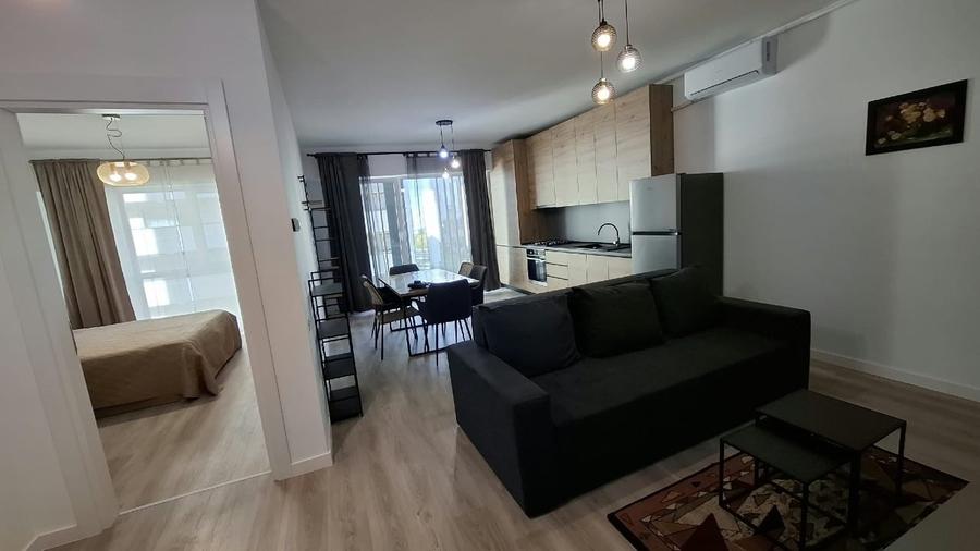 Apartament cu 2 camere semidecomandat, mobilat în Virtuții