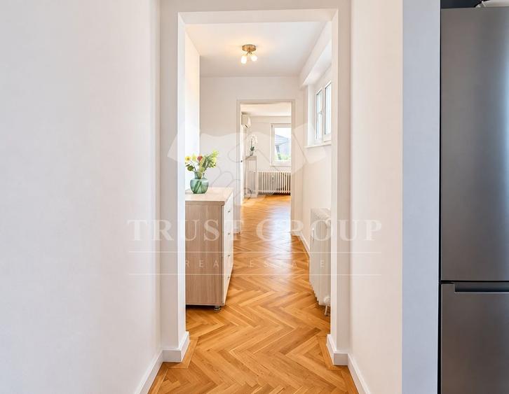 Apartament cu 2 camere decomandat, mobilat în Arcul de Triumf