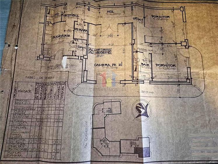 Apartament cu 3 camere decomandat în Călărași