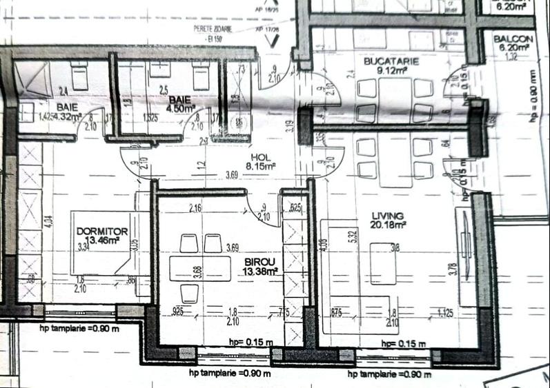 Direct proprietar-Vand apartament 3 camere, complet mobilat ?i dotat. - 13