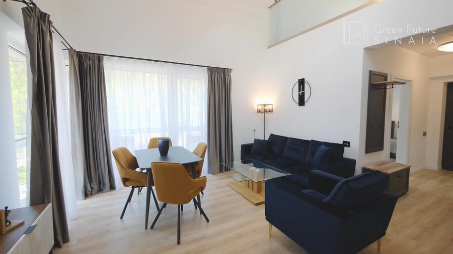 Penthouse cu 3 camere semidecomandat, mobilat în Moroieni