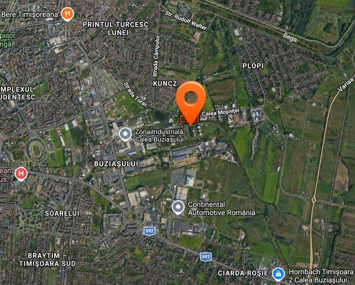 Teren Construcții intravilan de 20400 mp, în Buziașului