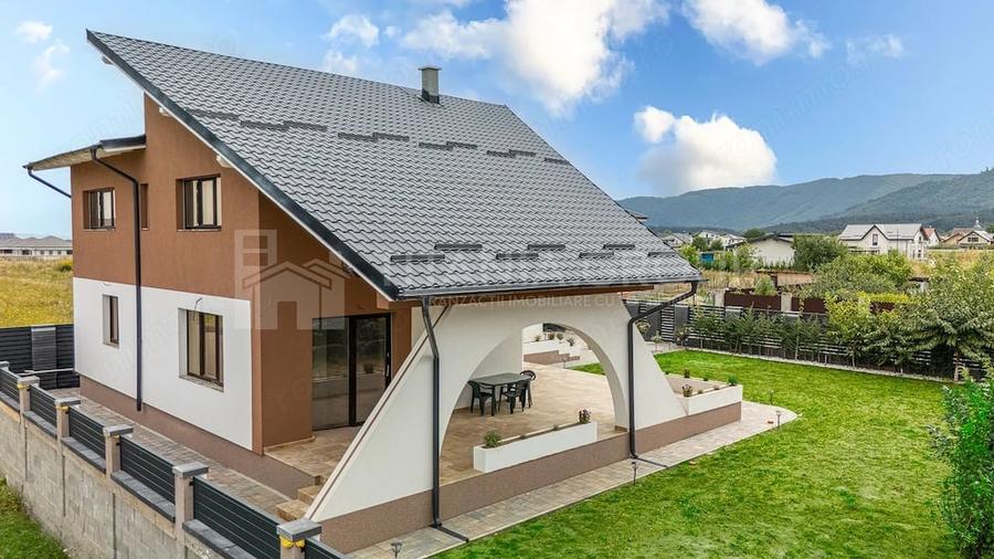 Vila cu arhitectura deosebita, teren 636mp, Cristian, Brasov - 3