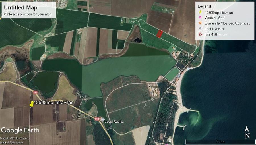 Teren Construcții intravilan de 12500 mp, în 23 August