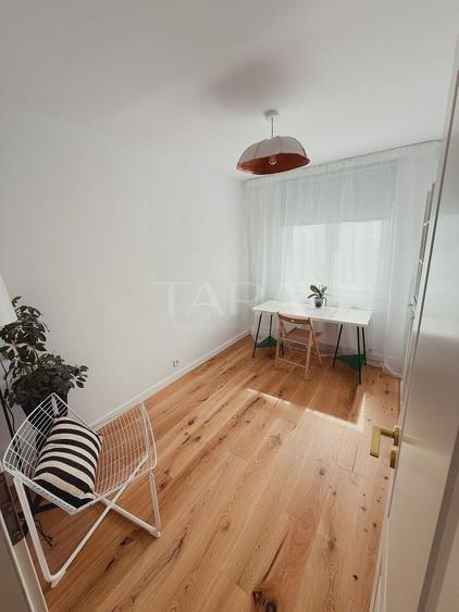 Apartament cu 3 camere semidecomandat, mobilat în Mănăștur