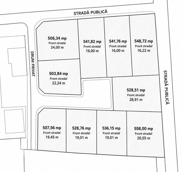 Teren Construcții intravilan de 520 mp, în Săcălaz