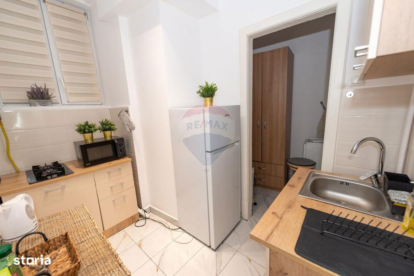 Apartament cu 2 camere, mobilat în Batistei