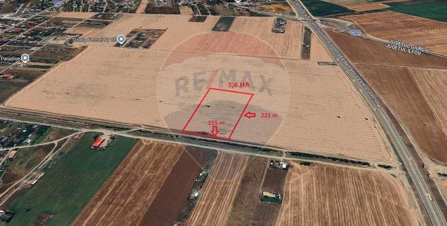Teren Construcții intravilan de 34260 mp, în Dârvari