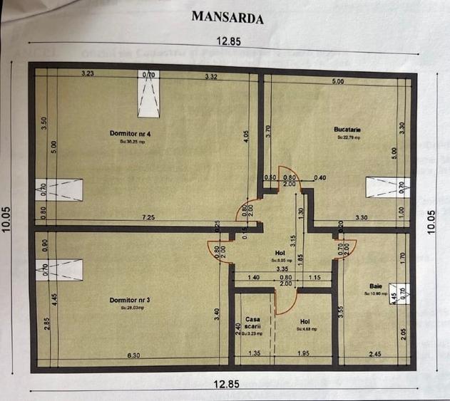 Casă individuală cu 7 camere cu Canalizare în Băile Felix