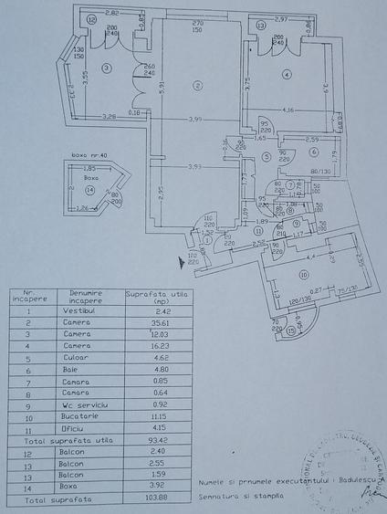 Apartament cu 3 camere circular în Universitate
