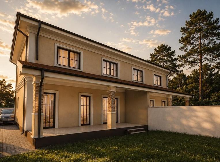 Duplex cu 4 camere cu Teren 254 Mp în Giroc