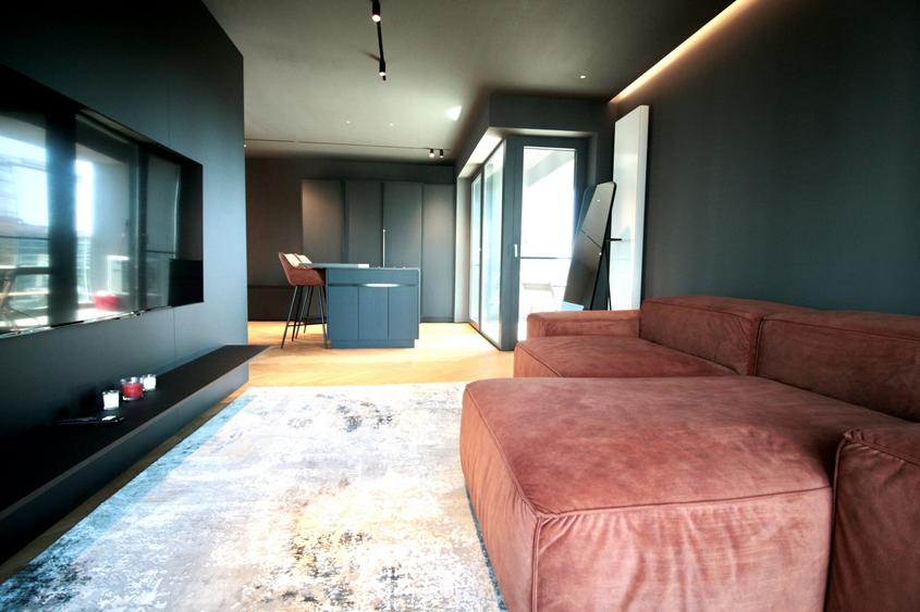 Apartament cu 2 camere semidecomandat, mobilat în Pipera