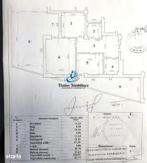 Apartament cu 2 camere decomandat în Calea Romanului