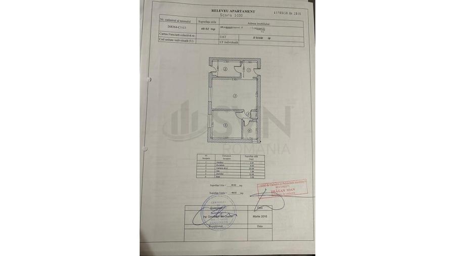 Apartament cu 2 camere semidecomandat, mobilat în Băneasa