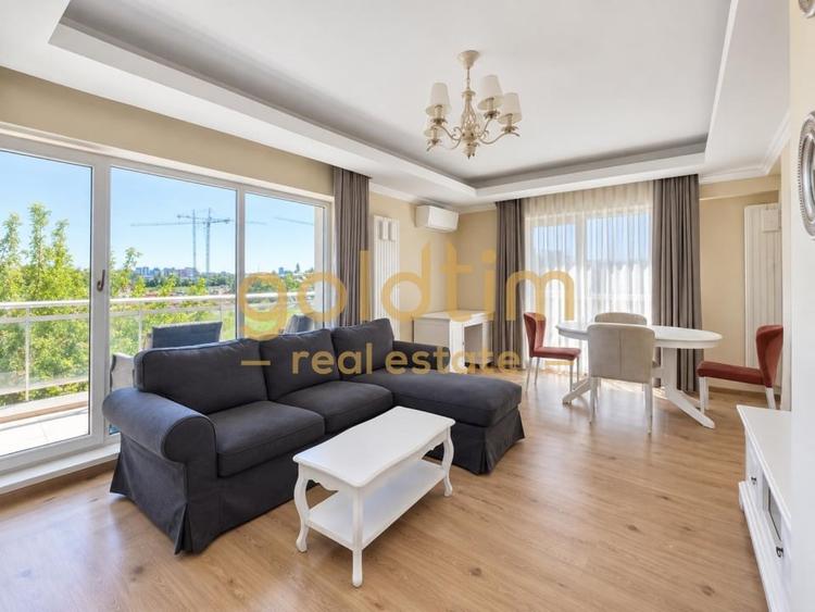 Apartament cu 3 camere semidecomandat, mobilat în Barbu Văcărescu