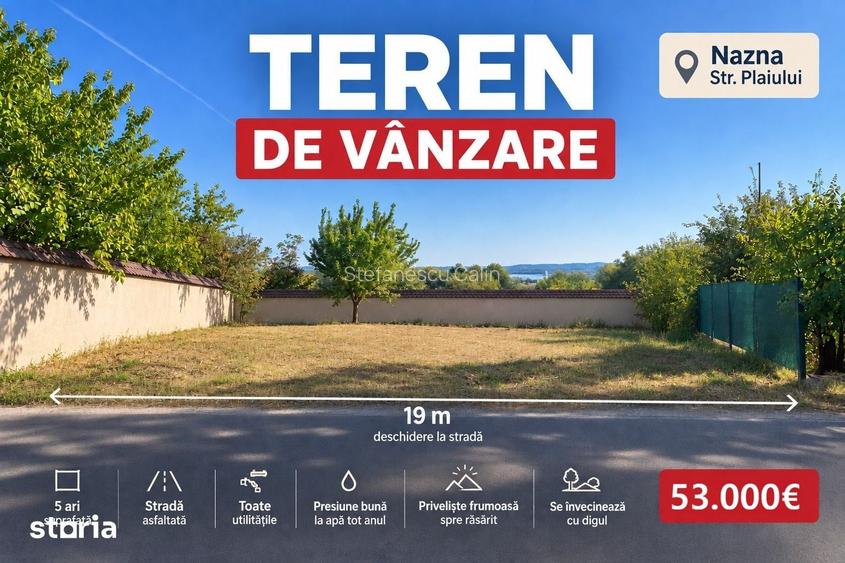 Teren de vanzare in Nazna - Str. Plaiului