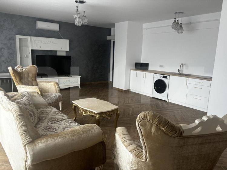 Apartament cu 2 camere nedecomandat, mobilat în Semicentral