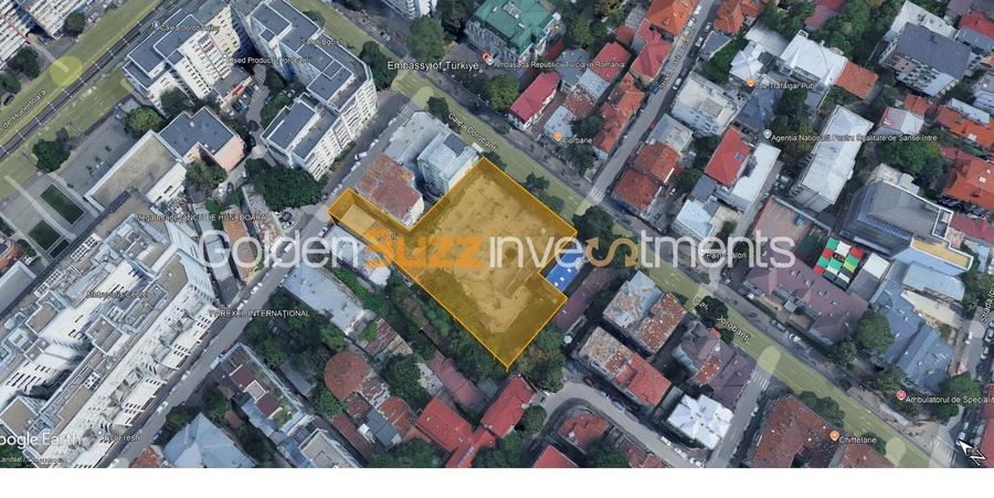 Teren Construcții intravilan de 2504 mp, în Dorobanți