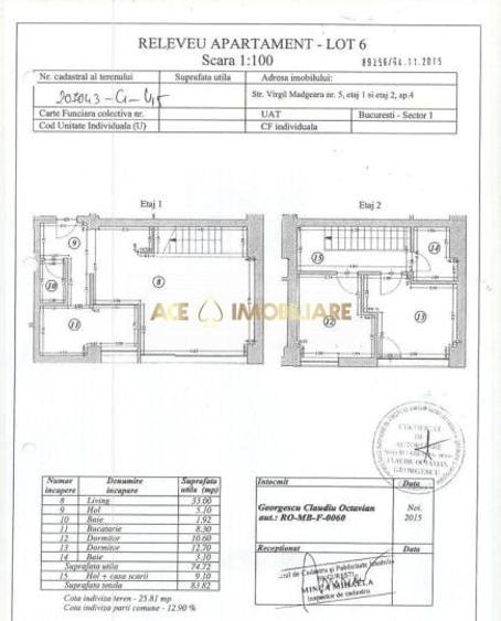 3 Camere de inchiriat | Aviatiei | Metrou | Loc de parcare | Duplex | - 7