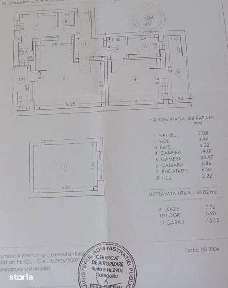 Apartament cu 2 camere decomandat în Pajura