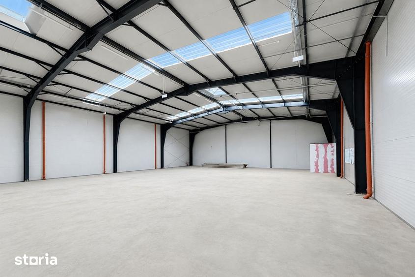 Spa?iu logistic nou, cu 4 hale plus showroom ?i spa?iu birouri P+2 - 8