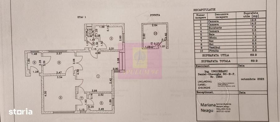 Apartament cu 2 camere în Foișorul de Foc