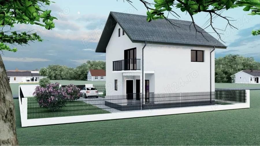 Casă cu 4 camere cu Teren 400 Mp în Central
