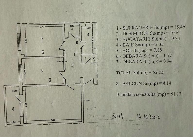 Apartament 2 camere Husi, jud. VS, mobilat, utilat - 4