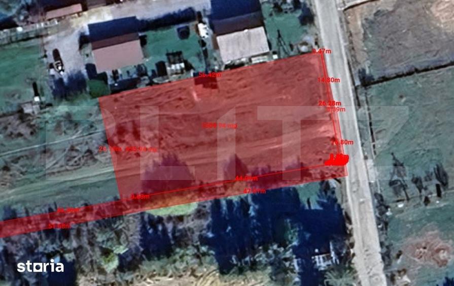 Teren de 1500 mp, în Ciurila