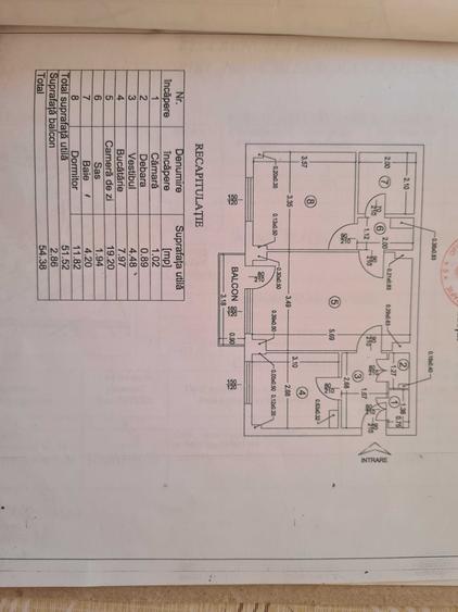 Apartament cu 2 camere semidecomandat în Rahova