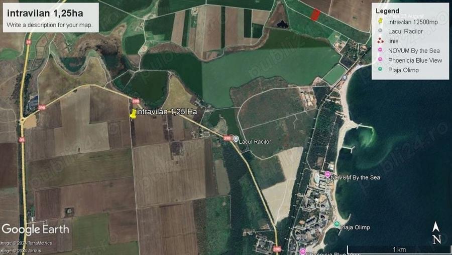 Teren de 12500 mp, în 23 August