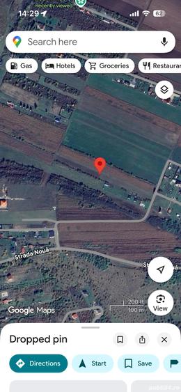 Teren de 550 mp, în Daia