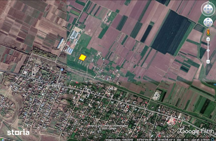 Teren de 4500 mp, în Ion Roată