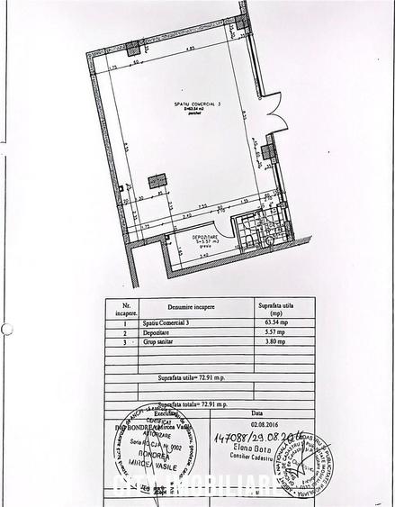 Spațiu comercial, de 73 mp, în Bună Ziua